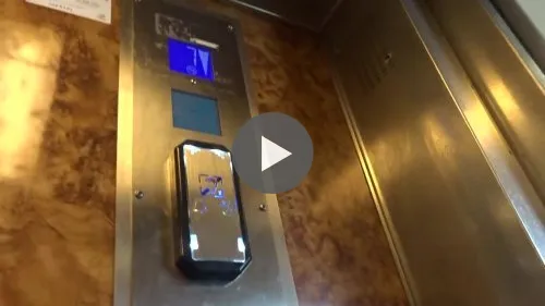 Bicycle in the elevator