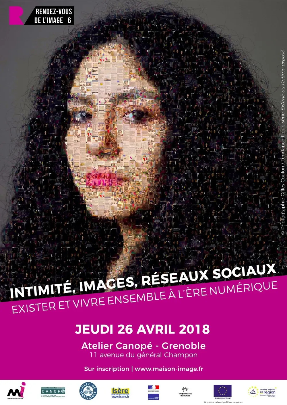 Maison de l'image, Rendez-vous de l'image #6 : « Intimité, images, réseaux sociaux. Exister et vivre ensemble à l'ère numérique » - © Benoît Labourdette 2018.