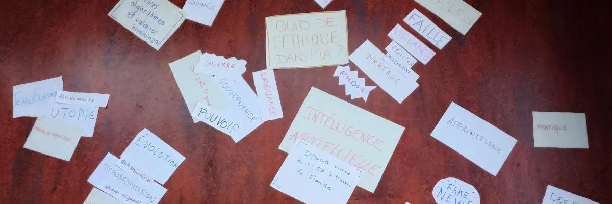 « Intelligence Artificielle : stop ou encore ? » - Workshop pour la création d'une exposition