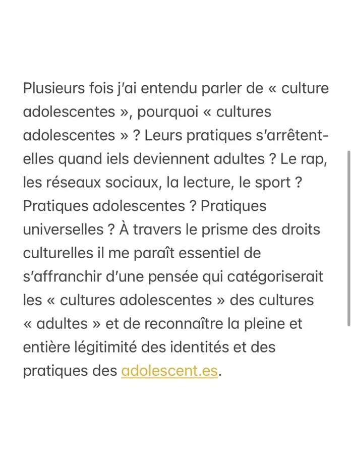 Quand les professionnel·le·s de la culture interrogent leurs postures face aux adolescent·e·s - 38 © Benoît Labourdette 2025.