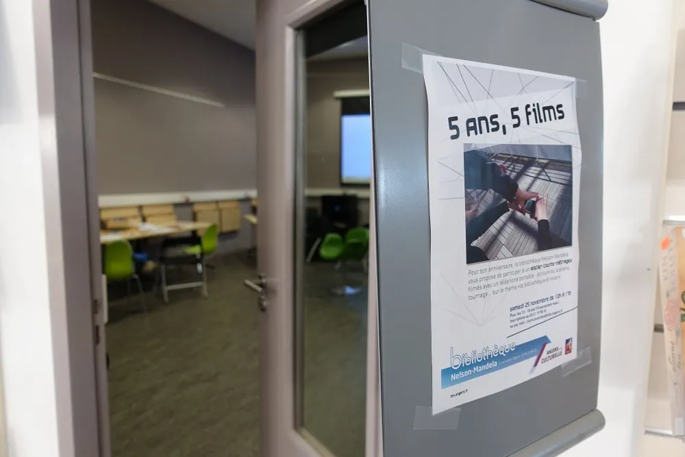Bibliothèque Nelson Mandela à Angers : « 5 ans, 5 films » - 4 © Benoît Labourdette 2017.