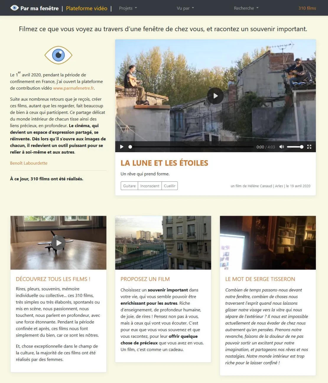 Utilisation pédagogique de la plateforme « Par ma fenêtre ». © Benoît Labourdette.