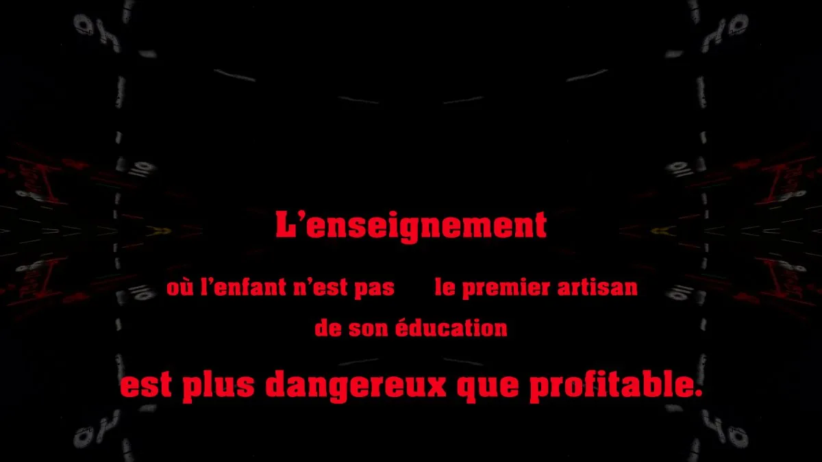 L'éducation rationnelle de l'enfance