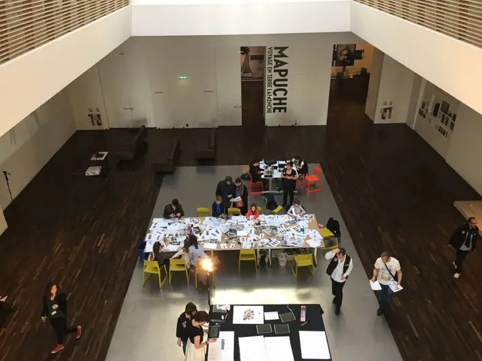Musée de l'Homme : Atelier cinéma animé - 11 © Benoît Labourdette 2017.