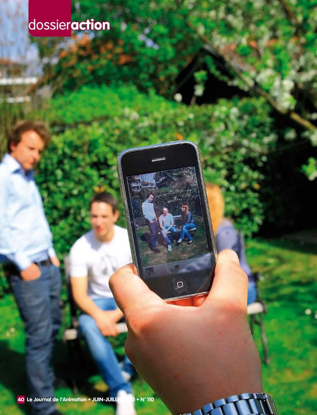 Le journal de l'animation : Dossier action « Réaliser un film avec un téléphone portable : de la créativité à la citoyenneté ». © Benoît Labourdette.