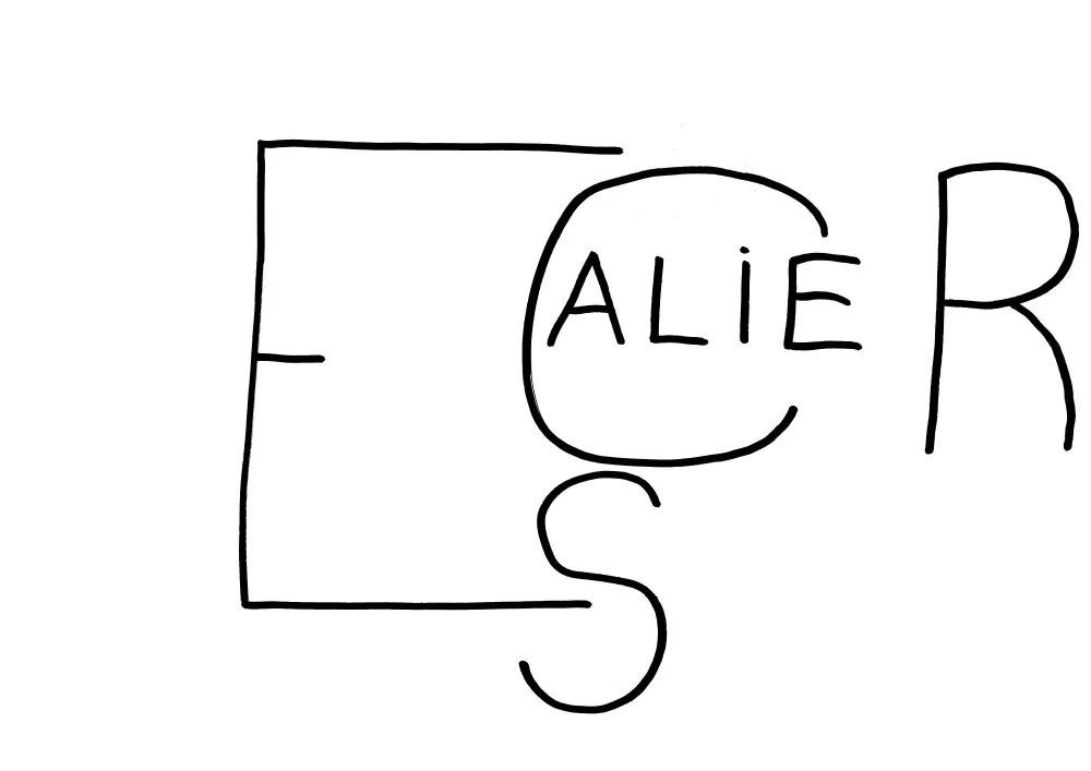 Calligraphies #7 - 19 © Benoît Labourdette 2018.