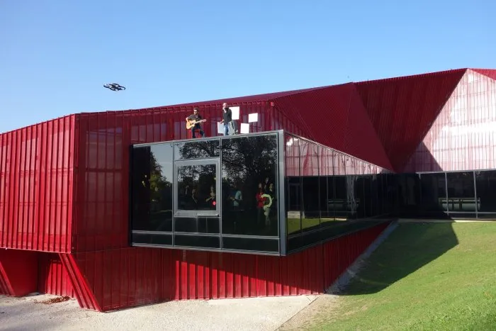 ECLA Aquitaine : « Game of drones ». Le drone, outil pédagogique, outil de création ? - 5 © Benoît Labourdette 2014.