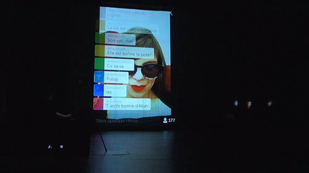 « Bonjour ma belle », spectacle transmédia - 5 © Benoît Labourdette 2016.