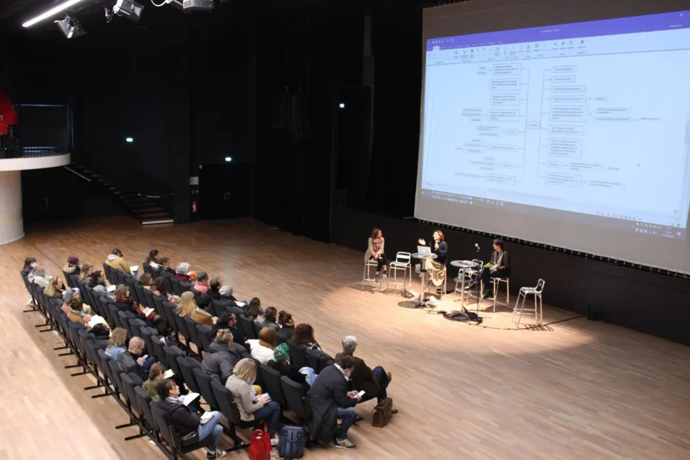 Conception d'une journée professionnelle « Pratiques artistiques et numériques de la jeunesse » - 10 © Benoît Labourdette 2023.