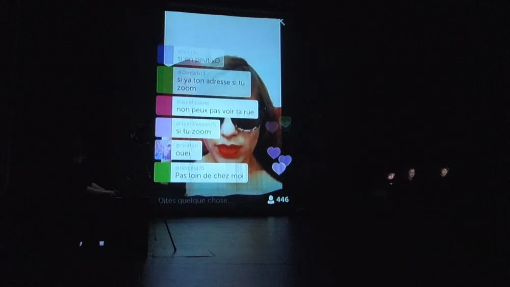 « Bonjour ma belle », spectacle transmédia - 7 © Benoît Labourdette 2016.