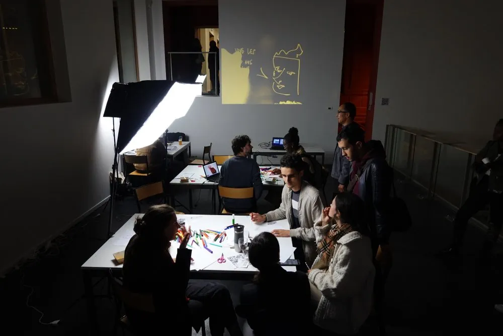 École nationale supérieure d'architecture de Paris-Belleville : atelier cinéma dessiné pour le 50<sup class="typo_exposants">e</sup> anniversaire - 12 © Benoît Labourdette 2019.