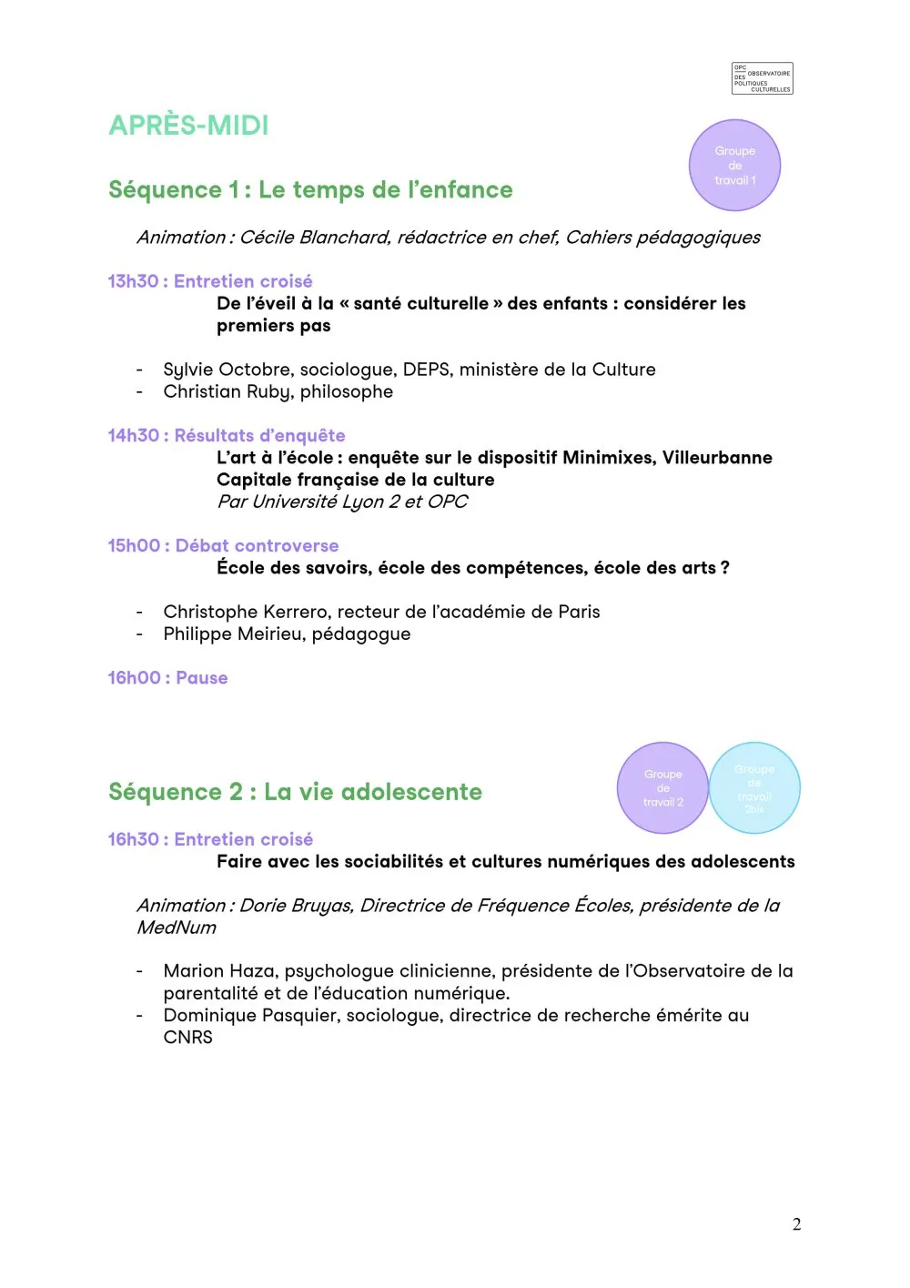 Accompagnement de la prise de parole des jeunes et des professionnels : Rencontres nationales « Cultures et politiques de la jeunesse » - 13 © Benoît Labourdette 2023.