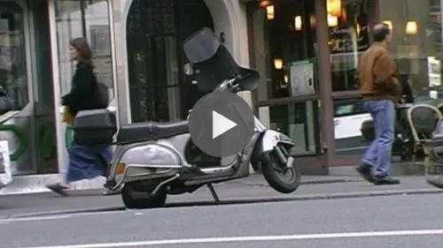 I parked my scooter