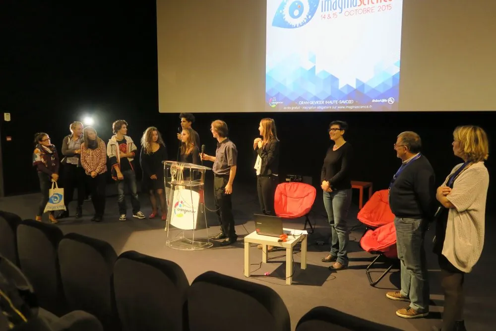 Remise des prix Pocket Films - Imaginascience - 4 © Benoît Labourdette 2015.