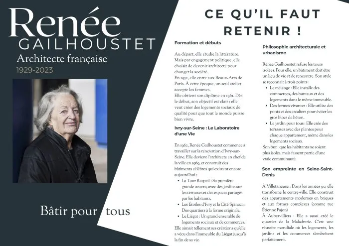« Femmes et Architecture » : à Villetaneuse, des habitant·es filment les femmes qui ont fait leur ville - 53 © Benoît Labourdette 2026.
