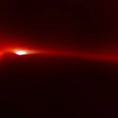 Éruption du soleil intérieur