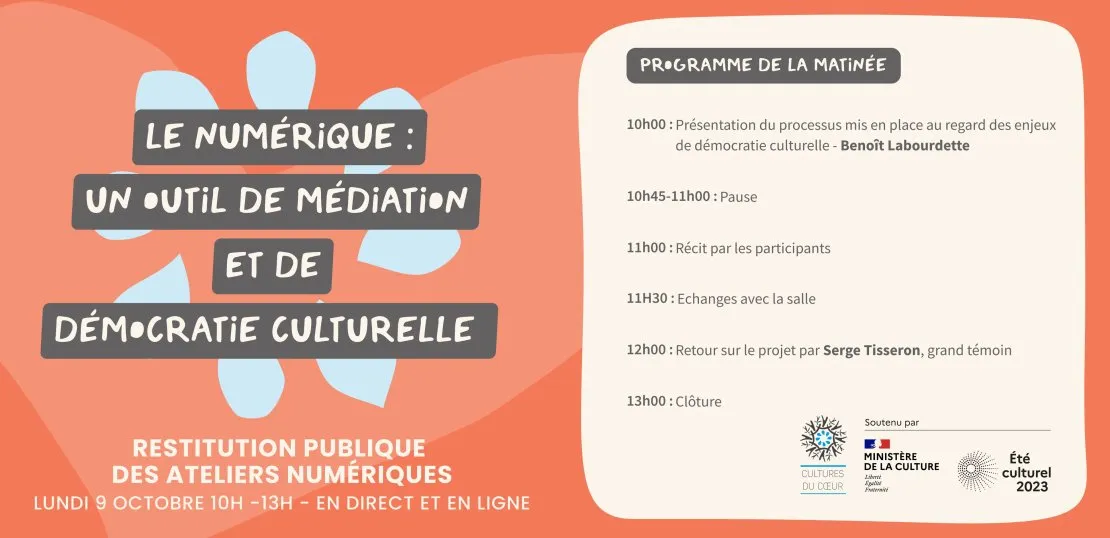 Podcast : le numérique, un outil de médiation et de démocratie culturelle. © Benoît Labourdette.