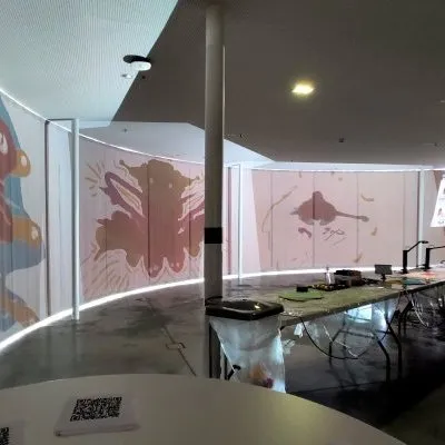 Métamorphoses visio-corporelles : action artistique participative au Louvre Lens