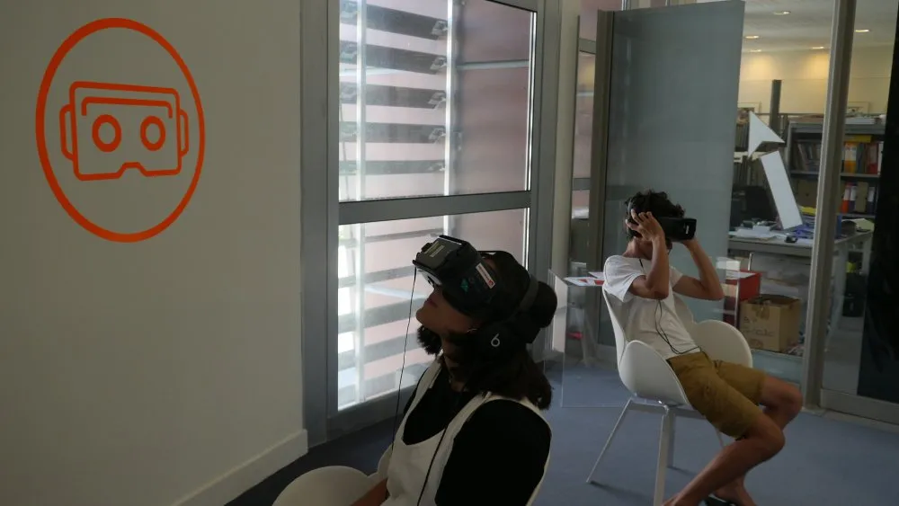 Médiathèque de Biarritz : atelier de réalisation de films en VR - 11 © Benoît Labourdette 2018.