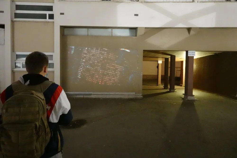 Projection itinérante à Saint-Michel-sur-Orge - 12 © Benoît Labourdette 2021.