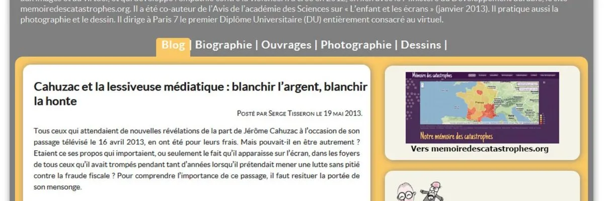 www.sergetisseron.com website