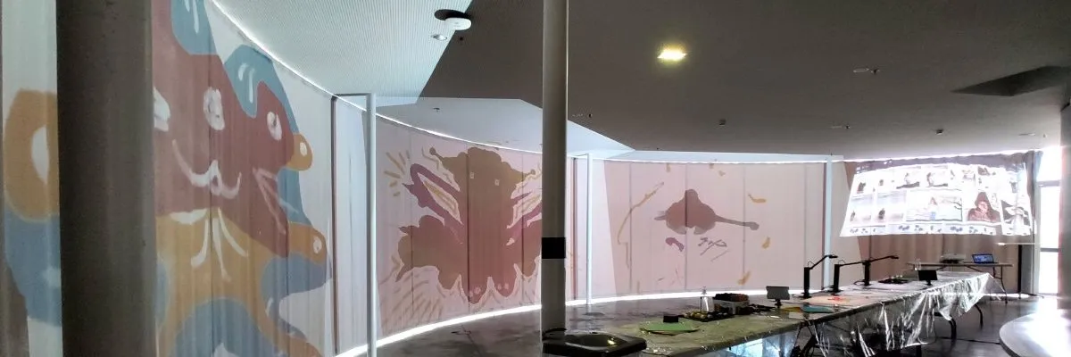 Métamorphoses visio-corporelles : action artistique participative au Louvre Lens