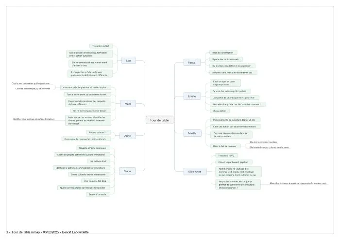 Synthèse du séminaire : « Quelle pédagogie par et pour les droits culturels ? » - 4 © Benoît Labourdette 2025.