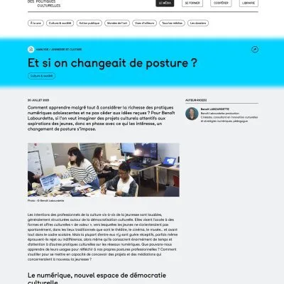 Média de l'OPC : « Et si on changeait de posture ? »