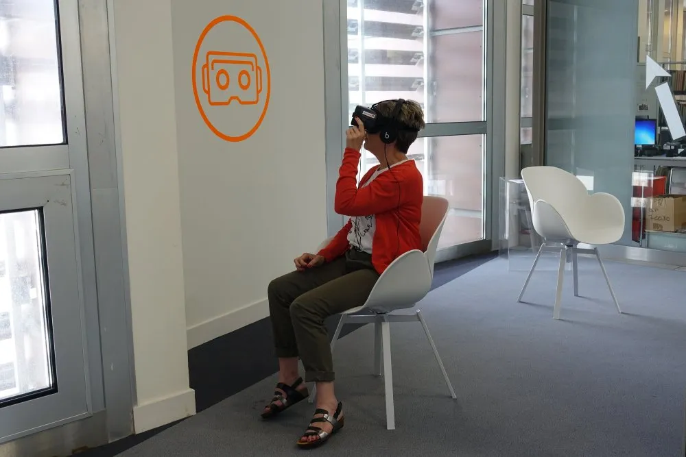 Médiathèque de Biarritz : atelier de réalisation de films en VR - 27 © Benoît Labourdette 2018.