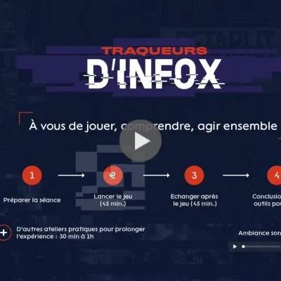 Teaser du jeu « Traqueurs d'infox »