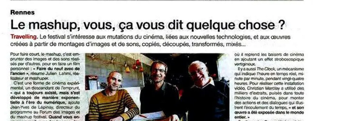 Ouest France Ille-et-Vilaine : Le mashup, ça vous dit quelque chose ?