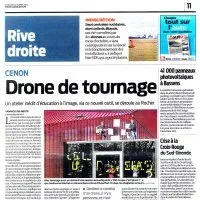 Sud Ouest : « Drone de tournage »