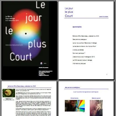 Dossiers de presse du Jour le plus court