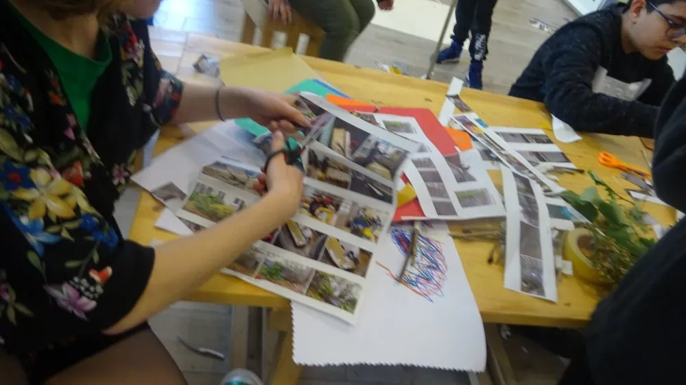 « Classe culture » : réalisation d'une exposition photographique avec une classe de CM2 - 73 © Benoît Labourdette 2022.
