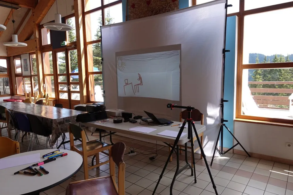 CCAS : Ateliers réalisation de films en centres de vacances - 2 © Benoît Labourdette 2018.