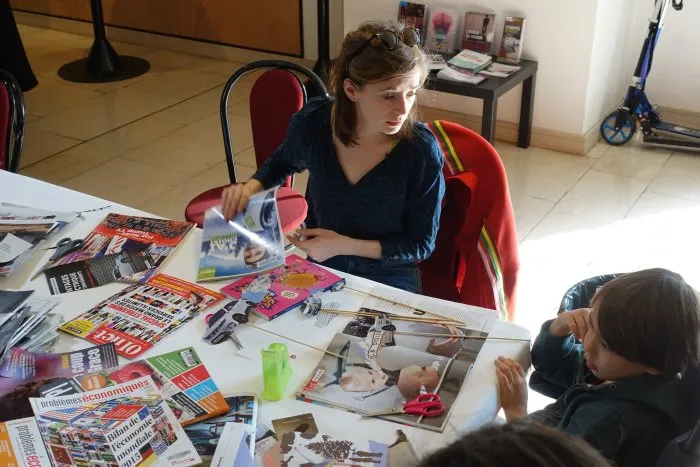 Les Lilas town: day of cut paper films - 11 © Benoît Labourdette 2019.