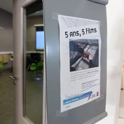 Nelson Mandela Library in Angers : “Five years old, five movies.”