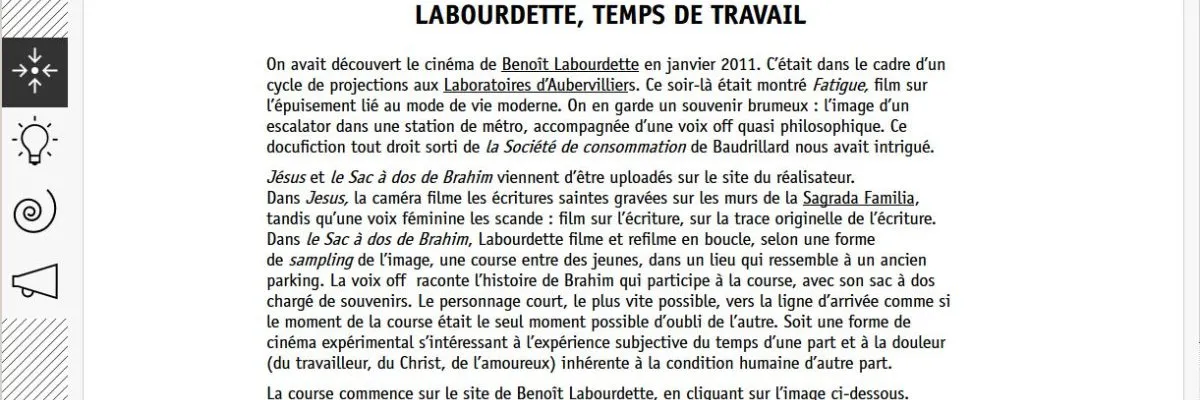 Les droguistes : « Labourdette, temps de travail »