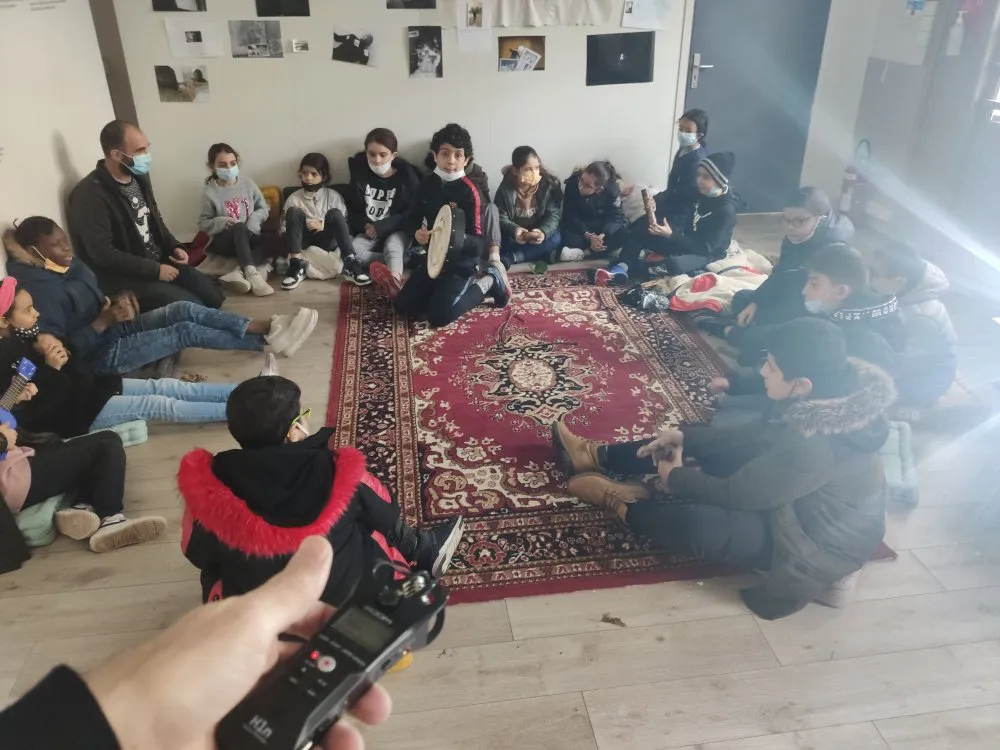 « Classe culture » : réalisation d'une exposition photographique avec une classe de CM2 - 17 © Benoît Labourdette 2022.