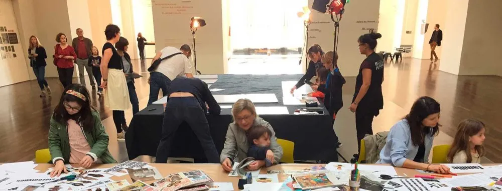 Musée de l'Homme : Atelier cinéma animé - 1 © Benoît Labourdette 2017.