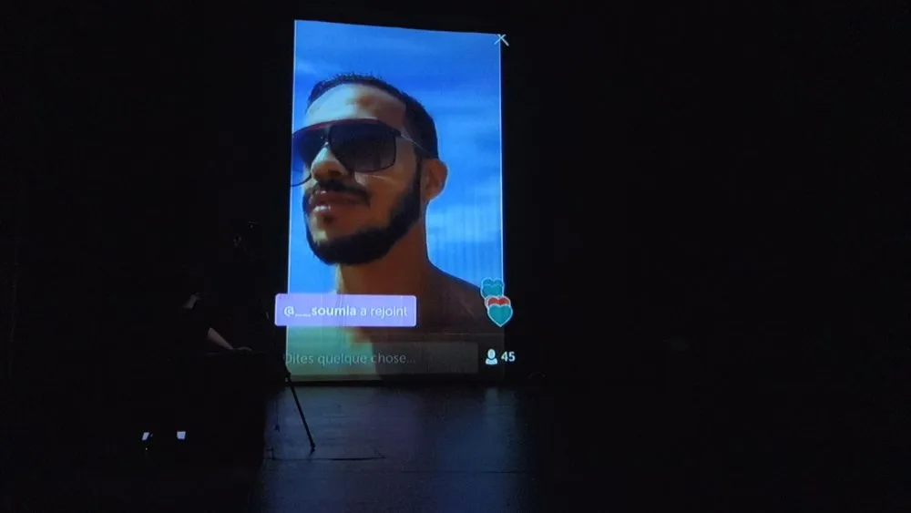 « Bonjour ma belle », spectacle transmédia - 3 © Benoît Labourdette 2016.