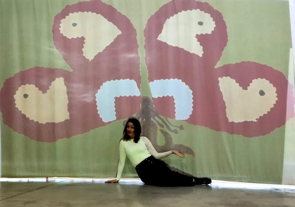Métamorphoses visio-corporelles : action artistique participative au Louvre Lens - 31 © Benoît Labourdette 2023.