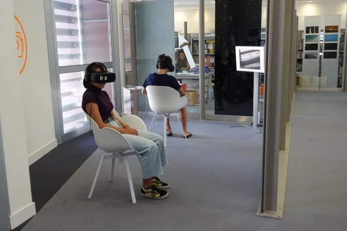 Médiathèque de Biarritz : atelier de réalisation de films en VR - 9 © Benoît Labourdette 2018.
