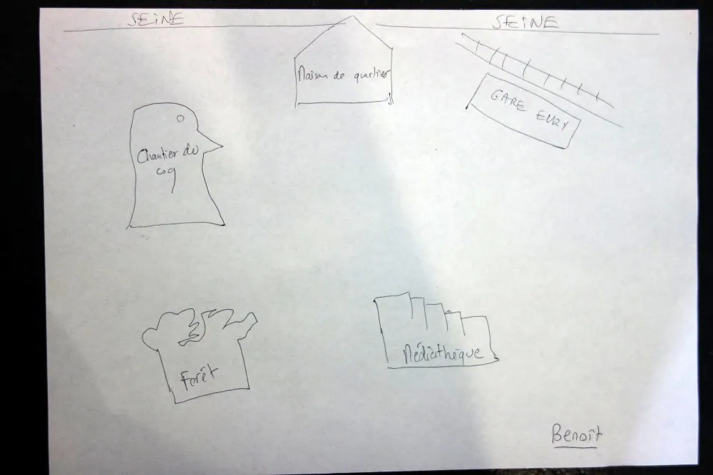 Agglomération d'Evry : atelier projection itinérante pour des enfants - 7 © Benoît Labourdette 2013.