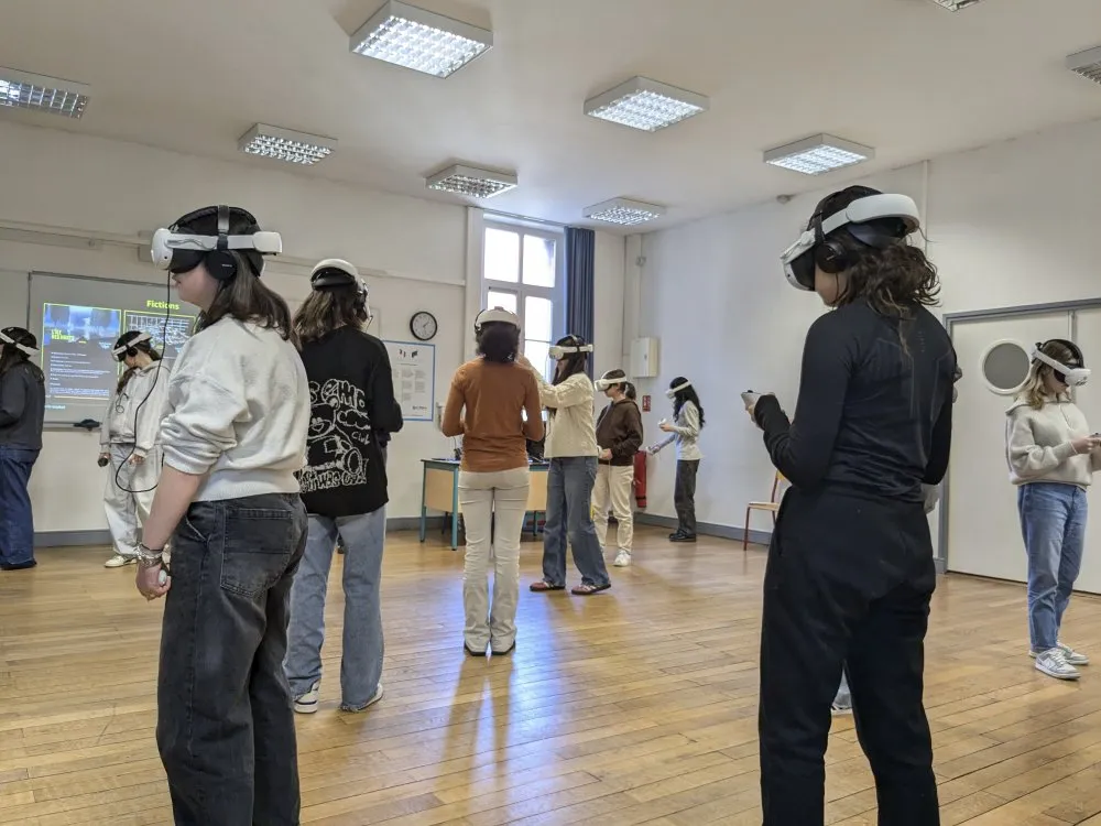 Immersion VR : lancement d'un projet pédagogique, entre création collective et réalité virtuelle - 14 © Benoît Labourdette 2025.