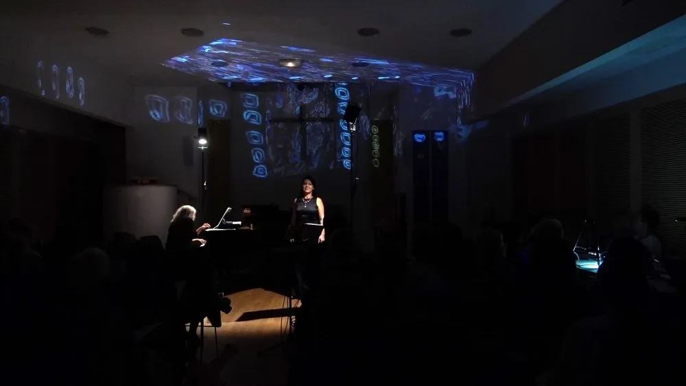Récital voix-piano-vidéo « Chants et danses de la mort » - 9 © Benoît Labourdette 2018.