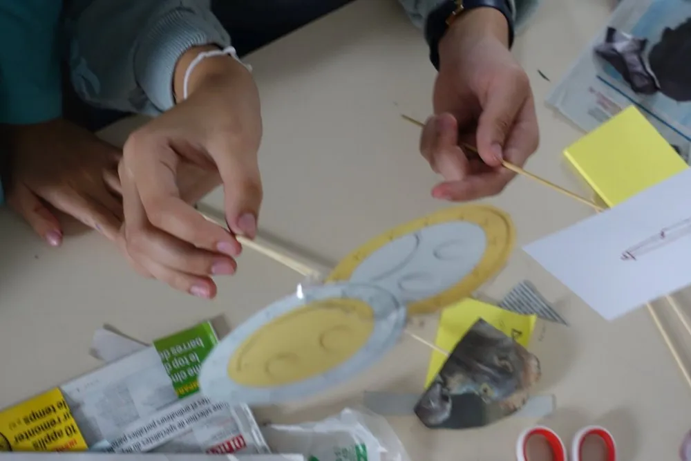 Ville des Lilas : ateliers de réalisation de films d'animation pour adolescents - 6 © Benoît Labourdette 2018.