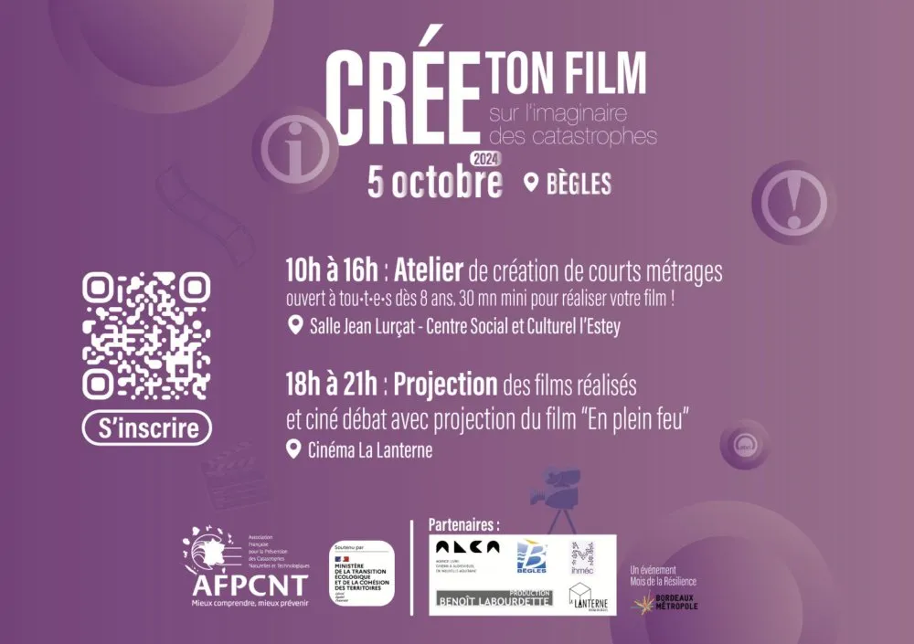 Crée ton film sur l'imaginaire des catastrophes - © Benoît Labourdette 2024.