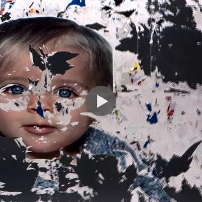 Les yeux bleus
