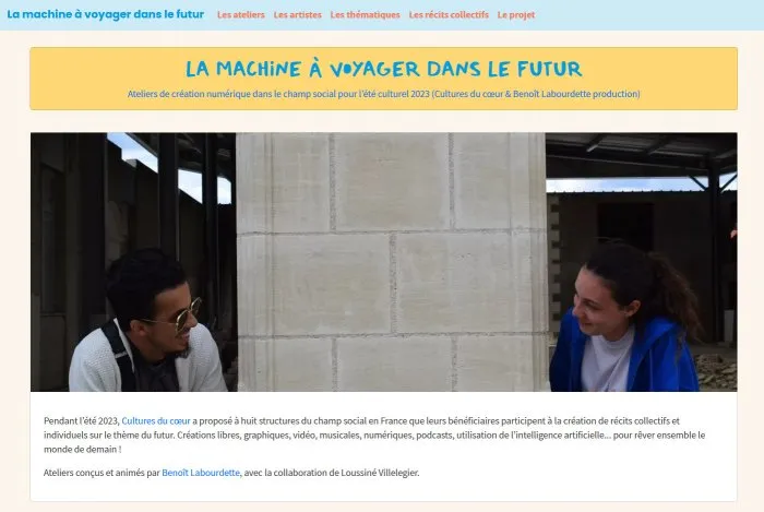 Site web « La machine à voyager dans le futur » - 29 © Benoît Labourdette 2023.